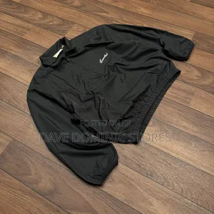 Essential Black Windbreaker Jacket