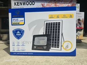 Jortan 200w Solar Flood Lamp - Ip6 Waterproof Outdoor Security Light