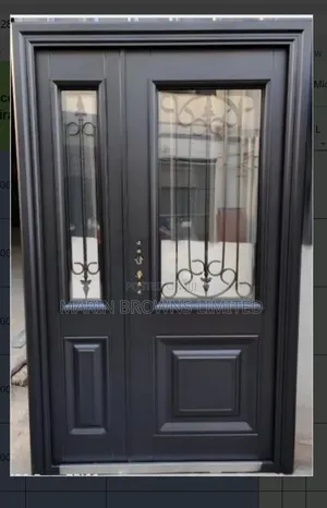 Copper Glass Door