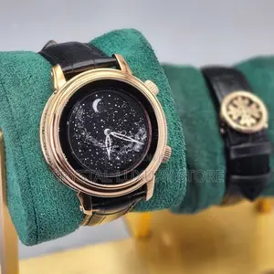 Patek Philippe Quality Luxury Men Moon Automatic Engine Wristwatch
