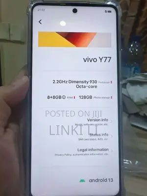 Vivo Y77 128 GB White