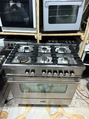 5burner German Used Gas and Electric Oven