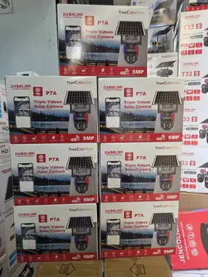 V380pro Solar Camera With Mobile App Control Dual Lens