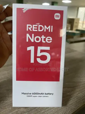 New Xiaomi Redmi Note 15 256 GB Black