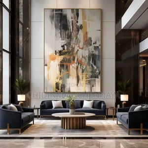 Modern Abstract Art Neutral Canvas Printing