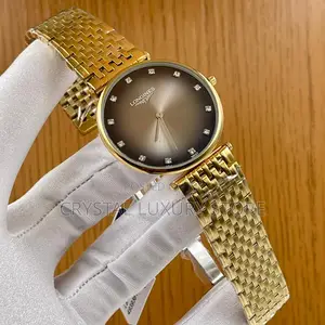 Longines Quality Luxury Ladies Chain Strap Wristwatch