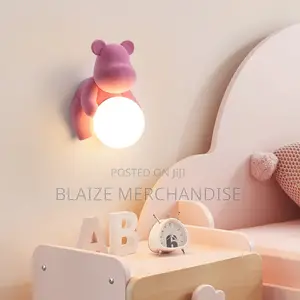 Bear Sphere Resin Glass 1-Light Wall Sconce Lamp