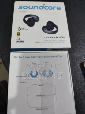 Open Box Anker Aeroclip Bluetooth Earbuds