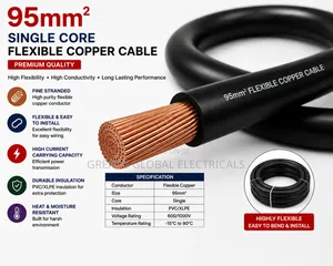 95mm2 Single Core Insulated Copper Cable