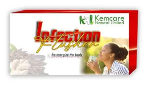 Kemcare Natural Infection Flusher Herbal Tea E.Coli Candida Klebsiella