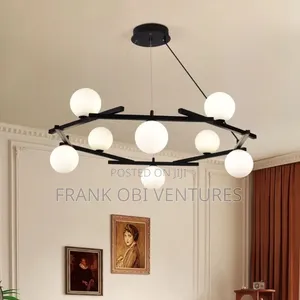Frosted Balls Chandeliers