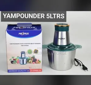 Yam Pounder and Food Processor Liters