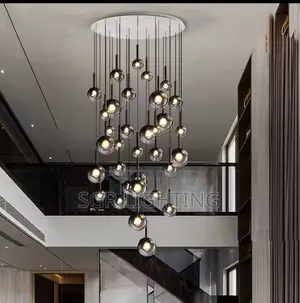 Nordic White Glass Ball Led Pendant Lights