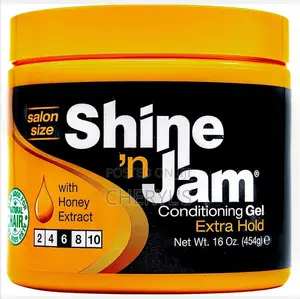 Shine 'N Jam Conditioning Gel Extra Hold for Braids, Twists, and Frizz