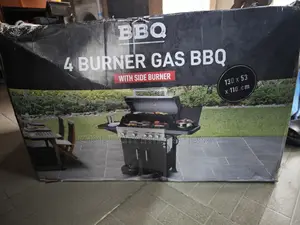 Gas Barbecue Four Burners With Side Burner