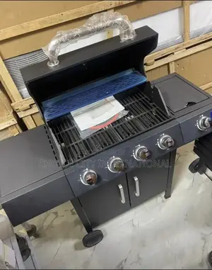 Four Burner Standing Gas Barbecue Machine