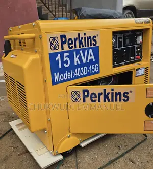 Original Perkins 15kva Silent Diesel Generator With Soundproof Canopy