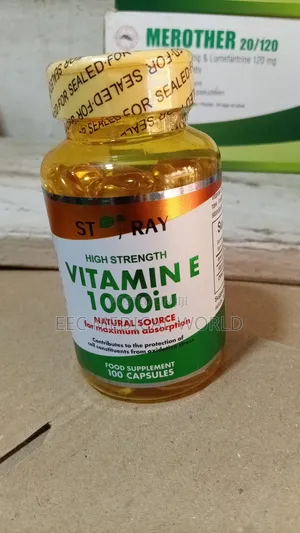 St Ray High Strength Vitamin E 1000iu.