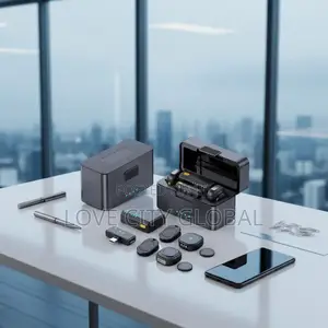 Professional Mic (2 Tx + 2 Rx + Charging Case) D07 Pro Microphone 35m