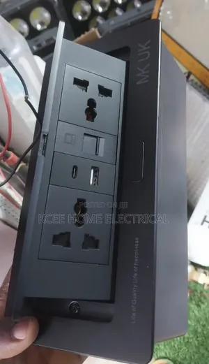 Table Pop-up Socket With Usb, Type-c Data Ports – Office Desk Power