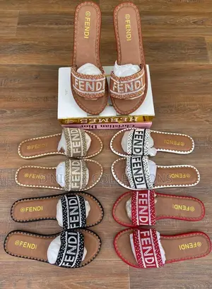 Fendi Bead Slippers