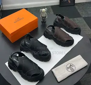 New Hermès Chunky Sole Leather Sandals Available