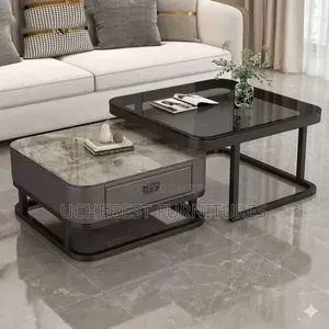 Two in One Set Center Table With Drawer