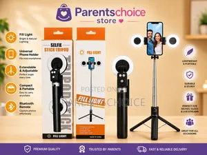 Selfie Stick Tripod With Fill Light