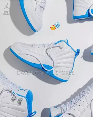 Nike Air Jordan 12 Retro White $ Blue