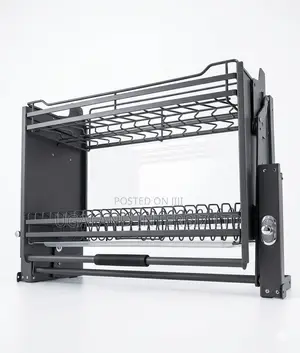 Modern Pull Down Kitchen Cabinet Dish Rack
