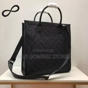 Burberry Jacquard Monogram Tote Bag