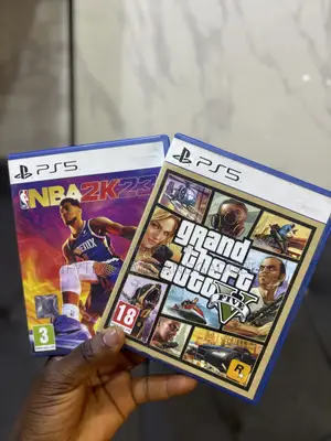 Nba and Gta Ps 5 Cd Neatly Used
