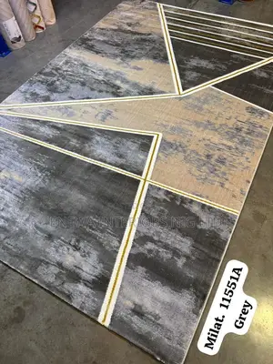 Grey Color Center Rug