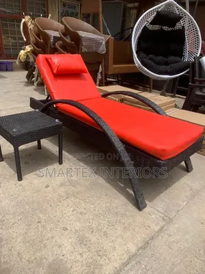 Best Quality Rattan Swimming Pool Bed With Sidestool