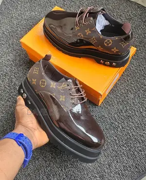 High Quality Louis Vuitton Luxury Leather Double Sole Loafer Shoe