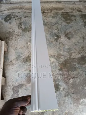 9ft Length White Polyfibre Cornice Edge Floor Skirting