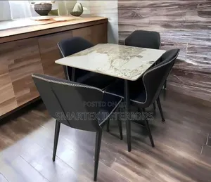 Imported Marble Top Dining Table With Chairs