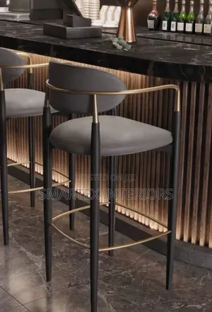 Imported Quality Gold Arm High Barstool
