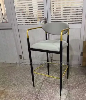 Imported Quality Gold Arm High Barstool