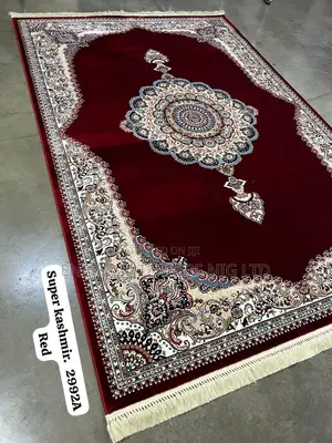 Red Color Arabian Center Rug Carpet