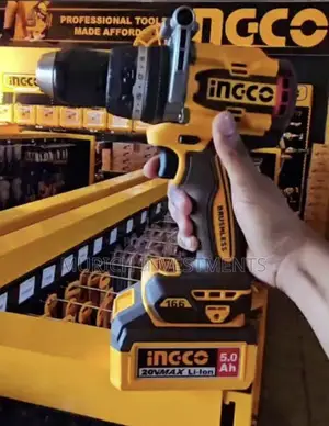 Ingco 20v Heavy Duty Impact Drill 166nm 2x5 Ah + Bits Cidli201668