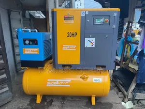 Screw Air Compressor 10to14bar 20hp With 600l