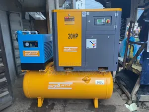 Screw Air Compressor 10to14bar 20hp With 600l