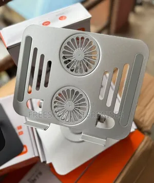 Laptop Stand With Double Cooling Pad. Laptop Stand With Cooling Pad.