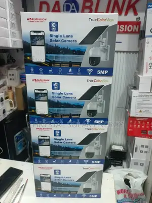 Single Lens V380 Solar Camera With 3600 View and Mobile App Control