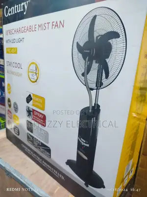 Rechargeable Mist Fan – 18 Inch