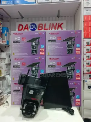 2in1 Solar Camera With 3600rotation Ubox, Solar Panel, Mobile App Sync