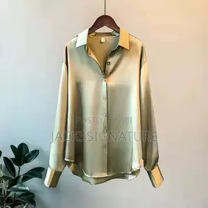 Satin Long-Sleeve Shirt