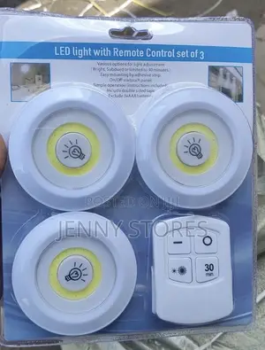3pcs Led Light With Remote Control
