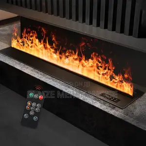 Electric Fireplace 3d Water Vapor Recessed Realistic Atomized Flame